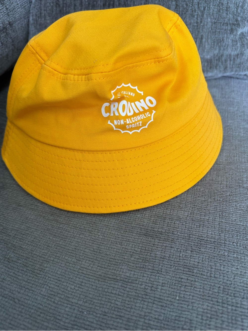 Branded Yellow Bucket Hat